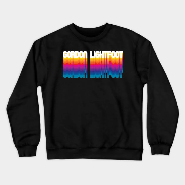 Retro Gordon Proud Name Personalized Gift Rainbow Style Crewneck Sweatshirt by Time Travel Style